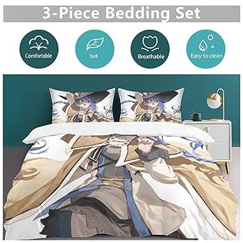 Amazon｜布団カバー シングル・3点セット ロキシー 無職転生